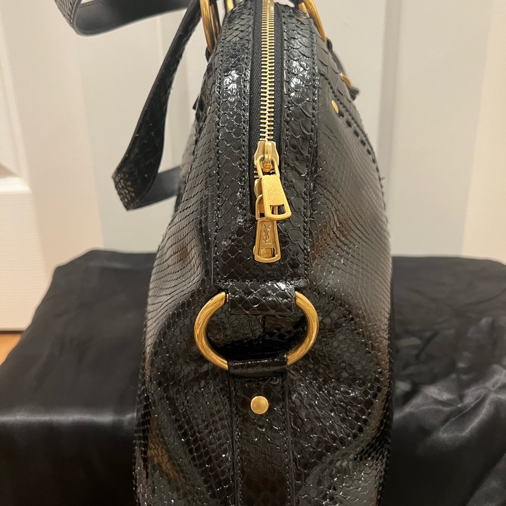 Authentic Ysl Muse Python Shoulder Bag - image 3
